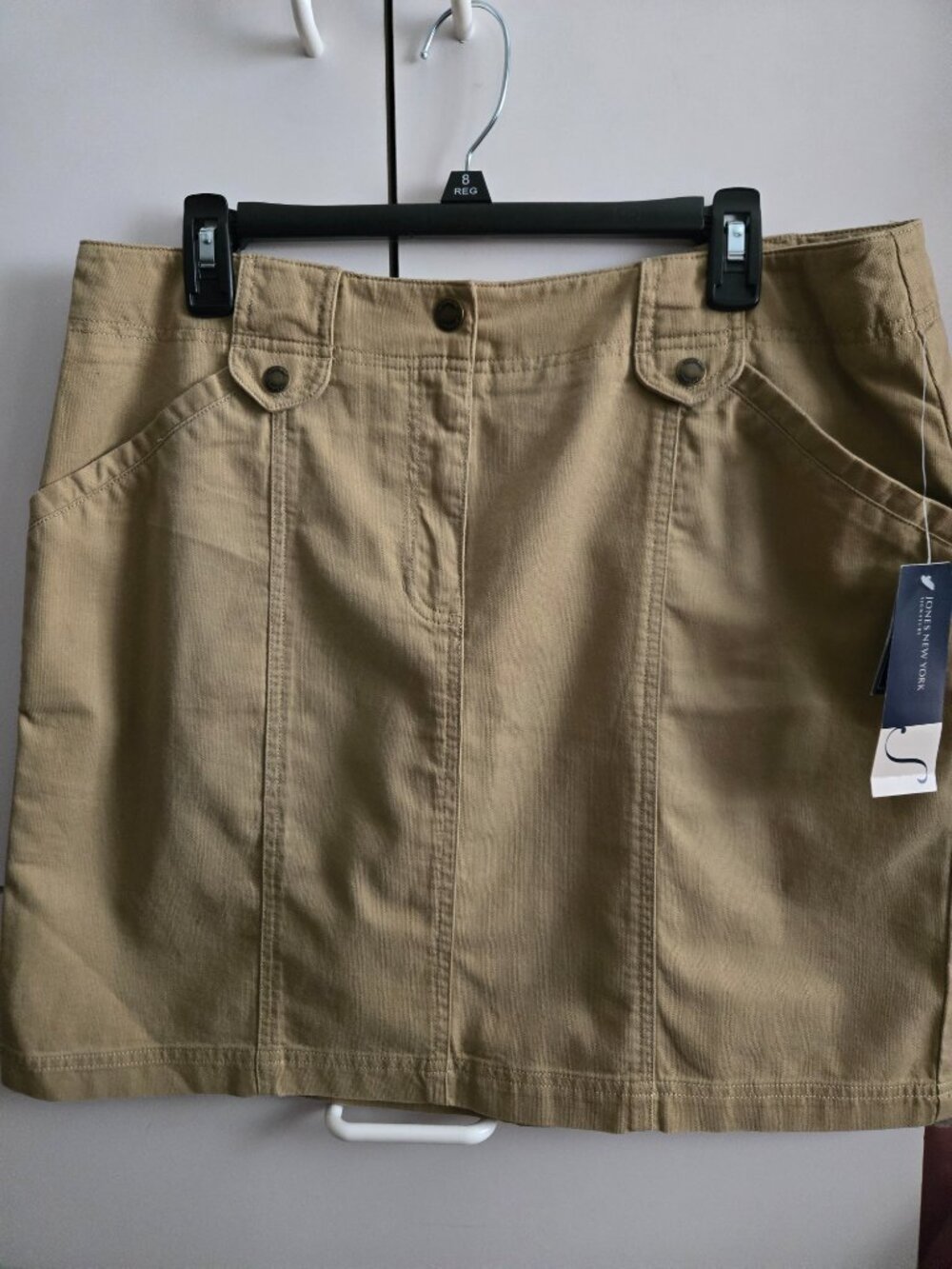 NWT Jones New York Khaki Skirt - Sz 14